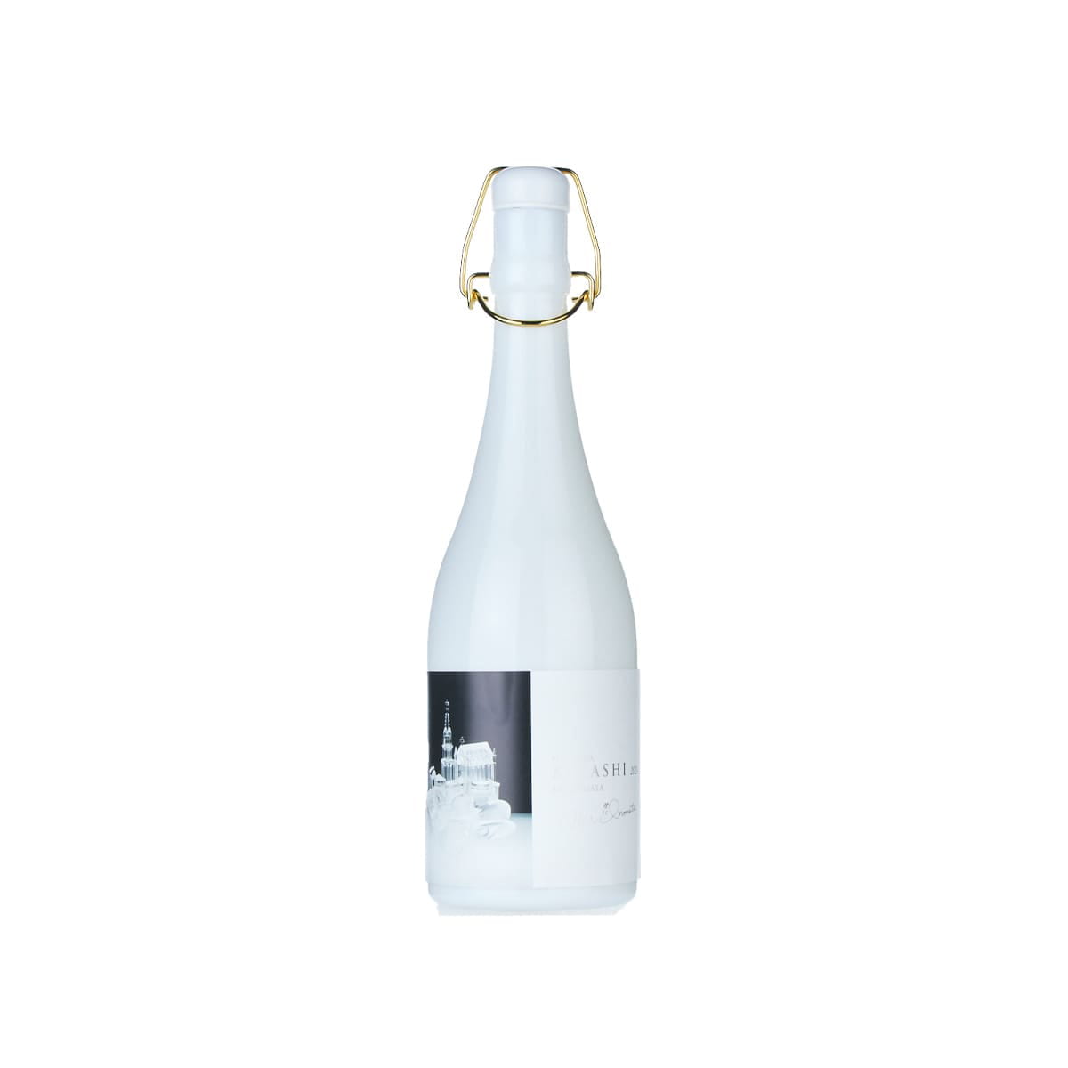 Front view of Hakurakusei Junmai Daiginjo Kizashi 2024 - Premium vintage Japanese Sake available at Sakeya.sg