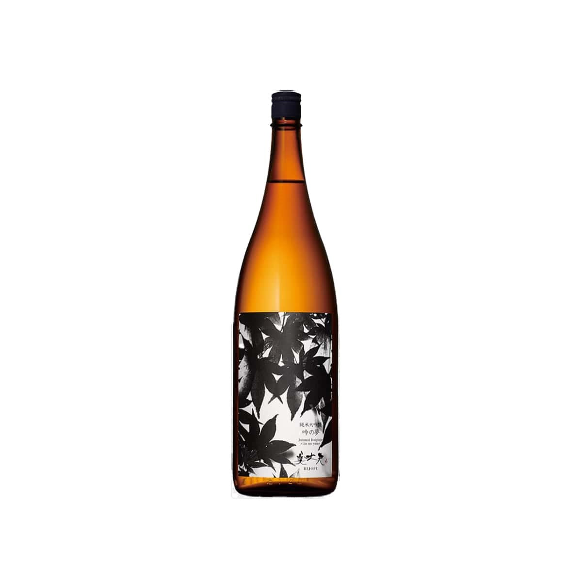 Bijofu Junmai Daiginjo Ginnoyume 1800ml bottle, premium Japanese sake, mellow and smooth flavor, harmonious umami, delicate apple-like aroma, buy online Sakeya.sg Singapore.