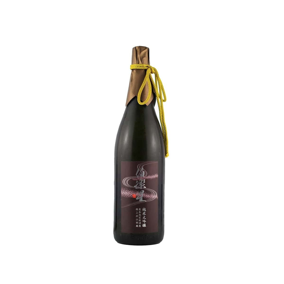 Hakurakusei Tojo Akitsu Junmai Daiginjo 1800ml bottle, premium full-sized sake with smooth, fruity green Muscat notes and refined finish, buy online Sakeya.sg Singapore.