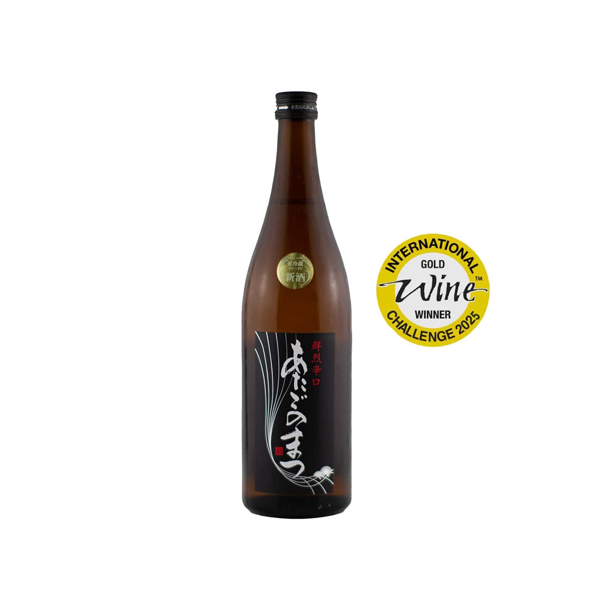 Dry Honjozo Sake, award-winning Japanese sake with light, sharp flavor and banana aroma, 15% alcohol, versatile with seafood and grilled meats, buy online Singapore.