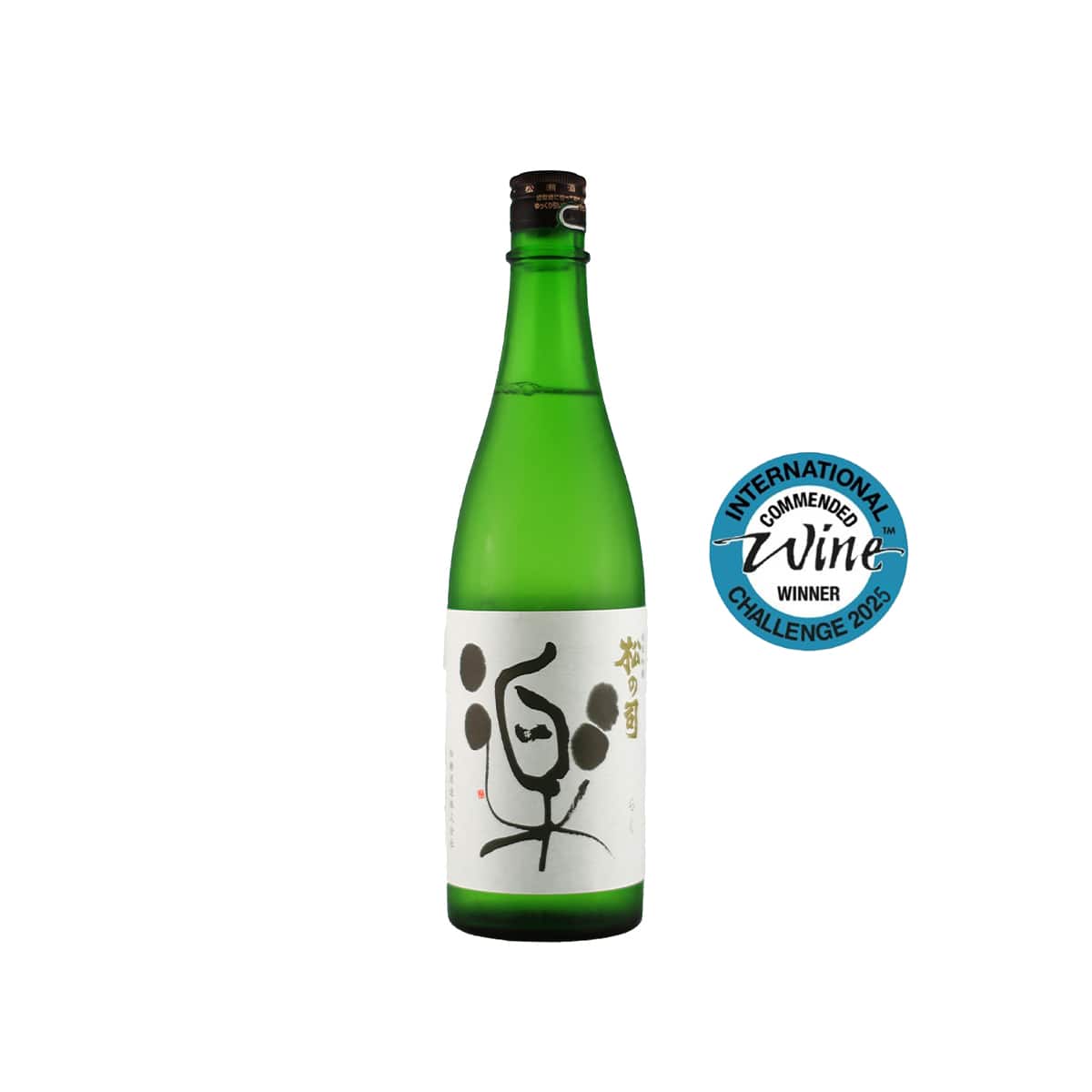 Matsunotsukasa Junmai Ginjo Raku premium Japanese sake, smooth and elegant with lightly-ripe apple aroma, rich rice flavor, ideal slightly chilled, buy online Sakeya.sg Singapore.
