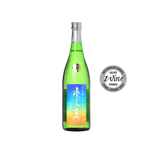 Front view of Atagonomatsu Junmai Ginjo Sasara - Premium Japanese Sake available at Sakeya.sg