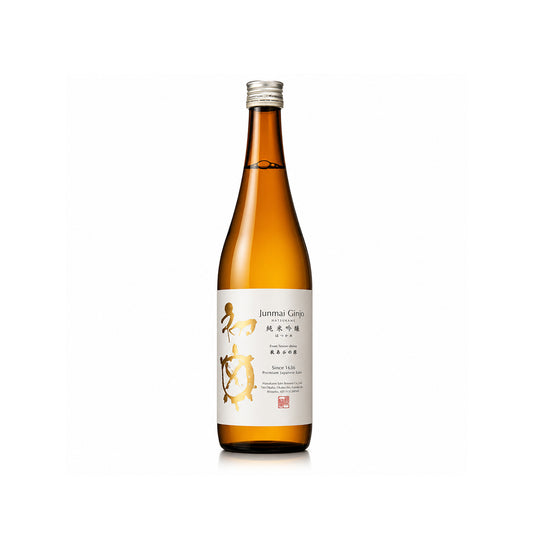 Front view of Hatsukame Junmai Ginjo Tojo Yamada Nishiki - Premium Shizuoka sake using Special A rice at Sakeya.sg