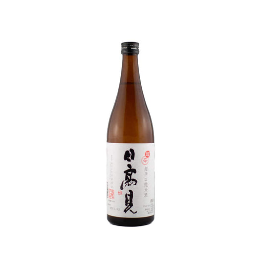 Front view of Hitakame Choukarakuchi Junmai - Ultra-dry Japanese sake perfect for seafood at Sakeya.sg