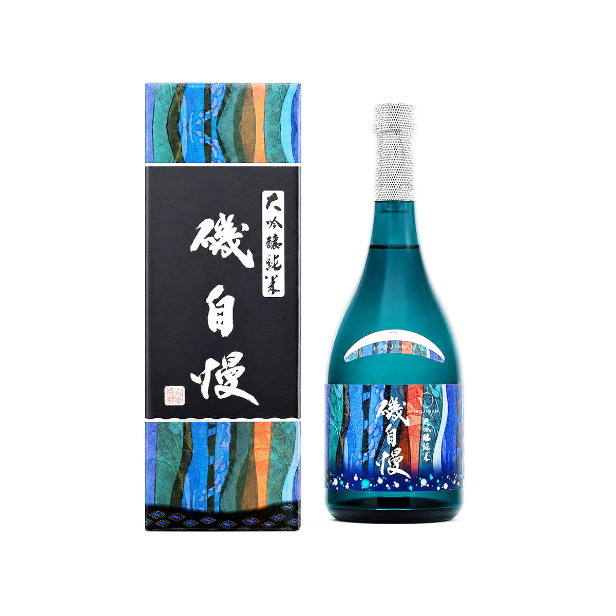Original premium gift box for Isojiman Junmai Daiginjo Emerald - Luxury sake gift for special occasions in Singapore