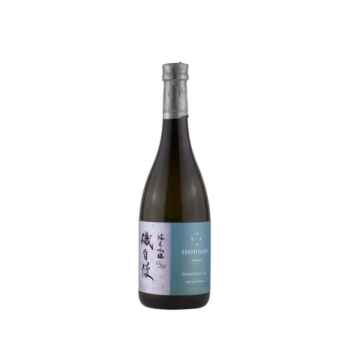 Front view of Isojiman Junmai Ginjo Yamada Nishiki - A benchmark premium Shizuoka sake available at Sakeya.sg
