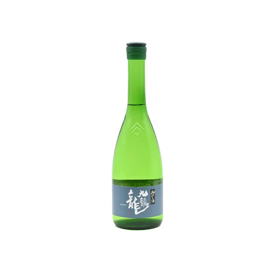 Front view of Kokuryu Natsu Koriyashi Junmai bottle featuring its seasonal light blue label design and iconic Black Dragon branding.