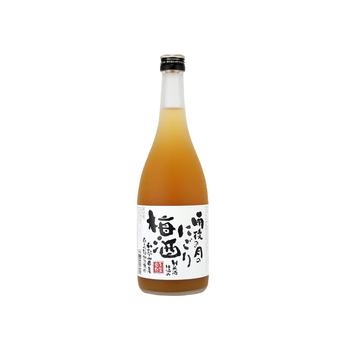 Front view of Ugonotsuki Nigori Plum Wine 720ml, showing the rich, cloudy texture and traditional Japanese Umeshu branding.