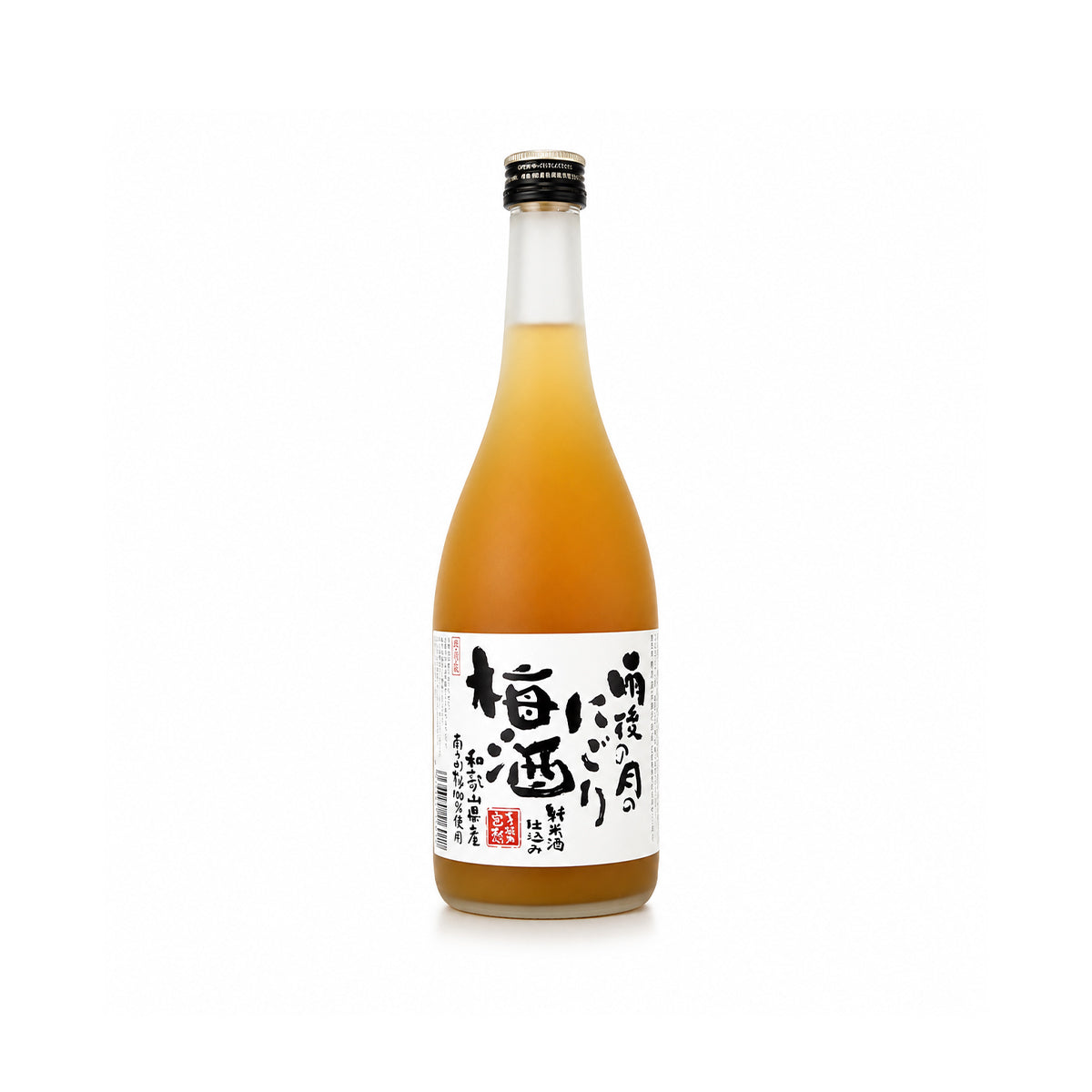 Front view of Ugonotsuki Nigori Plum Wine 720ml, showing the rich, cloudy texture and traditional Japanese Umeshu branding.