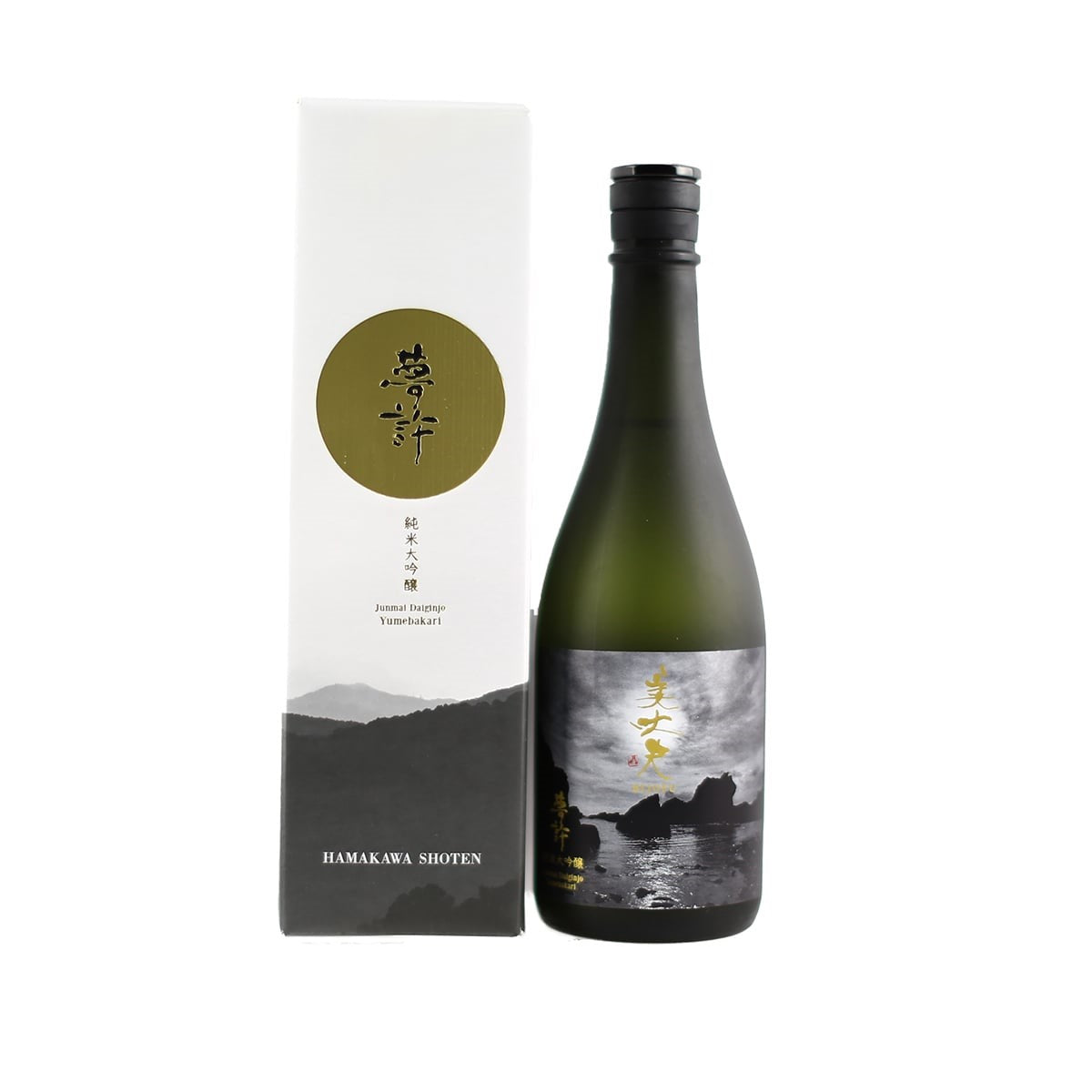 Premium 720ml original gift box packaging for Bijofu Junmai Daiginjo Yumebakari - Gift-ready in Singapore