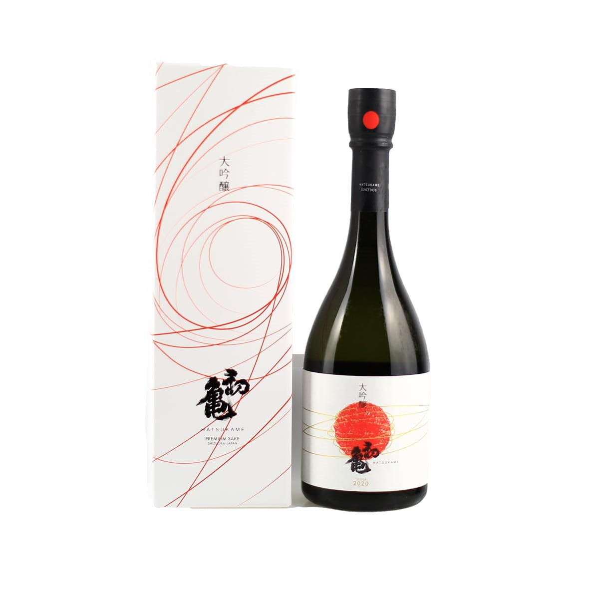Original premium gift box for Hatsukame Daiginjo Ai - Elegant Japanese sake gift for special occasions in Singapore