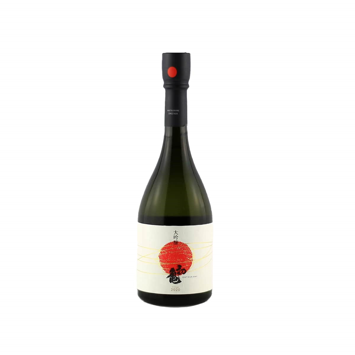 Front view of Hatsukame Daiginjo Ai - Premium Shizuoka sake with elegant floral notes available at Sakeya.sg