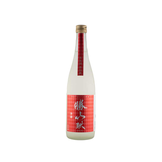 Front view of Katsuyama KEN Junmai Ginjo Nama bottle featuring the signature label with a specific "Nama" or "Raw" seasonal seal